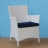 Fauteuil de jardin Bright Pink blanc