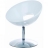 Fauteuil design White Sphere <a title='Tout savoir sur la marque UNE' href='http://cadeau.familyby.com/post/13450813402/la-marque-une-un-maquillage-naturellement-bio-et-beau' style='text-decoration:none; color:#333' target='_blank'><strong>UNE</strong></a> EXCLU ATYLIA