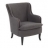 Fauteuil Edimbourg tissu Hanjel