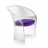 Fauteuil Flower cristal Magis