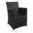 Fauteuil Noir RIANO