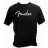 Fender Spaghetti Logo T-Shirt Black L