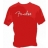 Fender Spaghetti Logo T-Shirt Red M