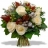 Fleurs en Fête Bouquet Roses blanches en <a title='Saint-valentin, fêtes des amoureux' href='http://www.familyby.com/boutiques/index/7' style='text-decoration:none; color:#333'><strong>fête</strong></a>