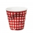 Gobelet REVOL 8cl Blanc Vichy Rouge - Froissé - 641116