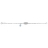 Gourmette bébé argent 2mm maille figaro 1+3 pampille papillon