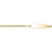Gourmette bébé plaqué or 2mm maille sérrée