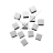 Horloge Cube Do it yourself argentée