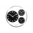 Horloge géante Timezone 3 cadrans
