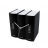 Horloge livres noirs