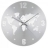 Horloge murale ronde design Silver World