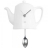 Horloge pendule It's tea o'clock