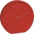 Horloge Side Clock rouge