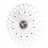 Horloge Spirograph Blanche