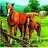 James Hamilton Puzzle 60 pièces - Les animaux de la ferme : Chevaux
