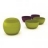 Joseph Joseph Saladiers set de 4 bols emboîtables : Vert/Aubergine