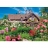 Jumbo Puzzle 1000 pièces - Jardin fleuri