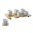 Kookii - Set à café design <a title='En savoir plus sur les puzzles' href='http://weezoom.tumblr.com/post/12566332776/puzzle-1000-pieces' style='text-decoration:none; color:#333' target='_blank'><strong>puzzle</strong></a>