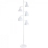 Lampadaire design Retro Modern blanc