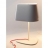 Lampe à poser design Nuage argent