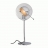 Lampe Bille verre chromé
