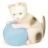 Lampe chat pelote, veilleuse Egmont Toys