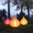 Lampe 'figue' colorée