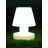 Lampe portable design Bloom blanche