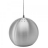 Lampe suspension déco alu brossé Glossy Ball