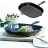 Le Creuset Skillet Gril Ovale - Noir : 32 cm