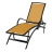 Lit bain de soleil Modulo papaye