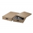 lot de 2 boîtes carton taupe dessous de lit