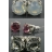 Lot de 3 paires boucles d'oreilles roses - cristal - blanches Swarovski