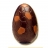 Mallard Ferrière Moule <a title='Offrir du chocolat à la saint-valentin' href='http://www.familyby.com/boutiques/detailCategorie/4222' style='text-decoration:none; color:#333'><strong>chocolat</strong></a> en polycarbonate 1 demi oeuf craquelée H 130 mm P034