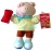 MARIONNETTE DE MAIN COCHON AVEC PULL JA<a title='Tout savoir sur la marque UNE' href='http://cadeau.familyby.com/post/13450813402/la-marque-une-un-maquillage-naturellement-bio-et-beau' style='text-decoration:none; color:#333' target='_blank'><strong>UNE</strong></a>