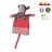Marionnette Doudou Lison rose
