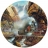 Master Pieces Puzzle 700 pièces - Puzzle rond - Les trains de Ted Blaylock : Direction Pandora