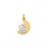 Médaille ange lune 2 ors