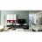 Meuble de salon mural Alexia <a title='Tout savoir sur la marque UNE' href='http://cadeau.familyby.com/post/13450813402/la-marque-une-un-maquillage-naturellement-bio-et-beau' style='text-decoration:none; color:#333' target='_blank'><strong>UNE</strong></a> EXCLU ATYLIA Couleur Rouge Matière Mélamine
