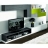 Meuble de salon mural Aranza UNE EXCLU ATYLIA Couleur Vert Matière Mélamine