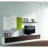 Meuble de salon mural Trio UNE EXCLU ATYLIA Couleur Vert Matière Mélamine