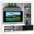 Meuble TV design White Cube