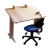 Mobilier écologique Bureau bois PEFC Téo