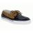 Mocassins SEBAGO Seascape Toile + Nubuck Homme Marine + Cognac