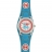 Montre 64 cuir bleu