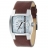 Montre DIESEL homme cuir marron fond bleu