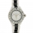 MONTRE LE TEMPS DES CERISES CAD BLANC BRAC CERAMIC BLANC & NOIR