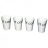 Mugs expresso design blancs Un petit Café ? (X4)