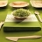 Nappe papier intissé Vert uni