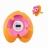 Nénuphar thermomètre digital orange rose pour le bain